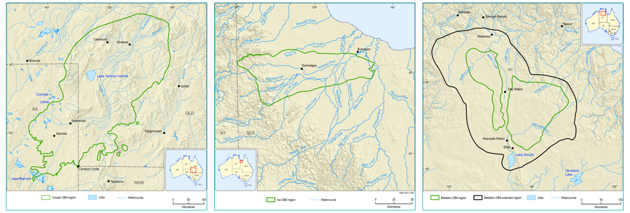 Geological and Bioregional Assessments of Cooper, Isa and Beetaloo regions