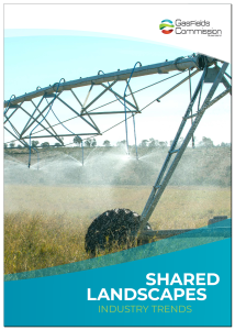 GasFields Commission 'Shared Landscapes - Industry Snapshot' Report Cover Page